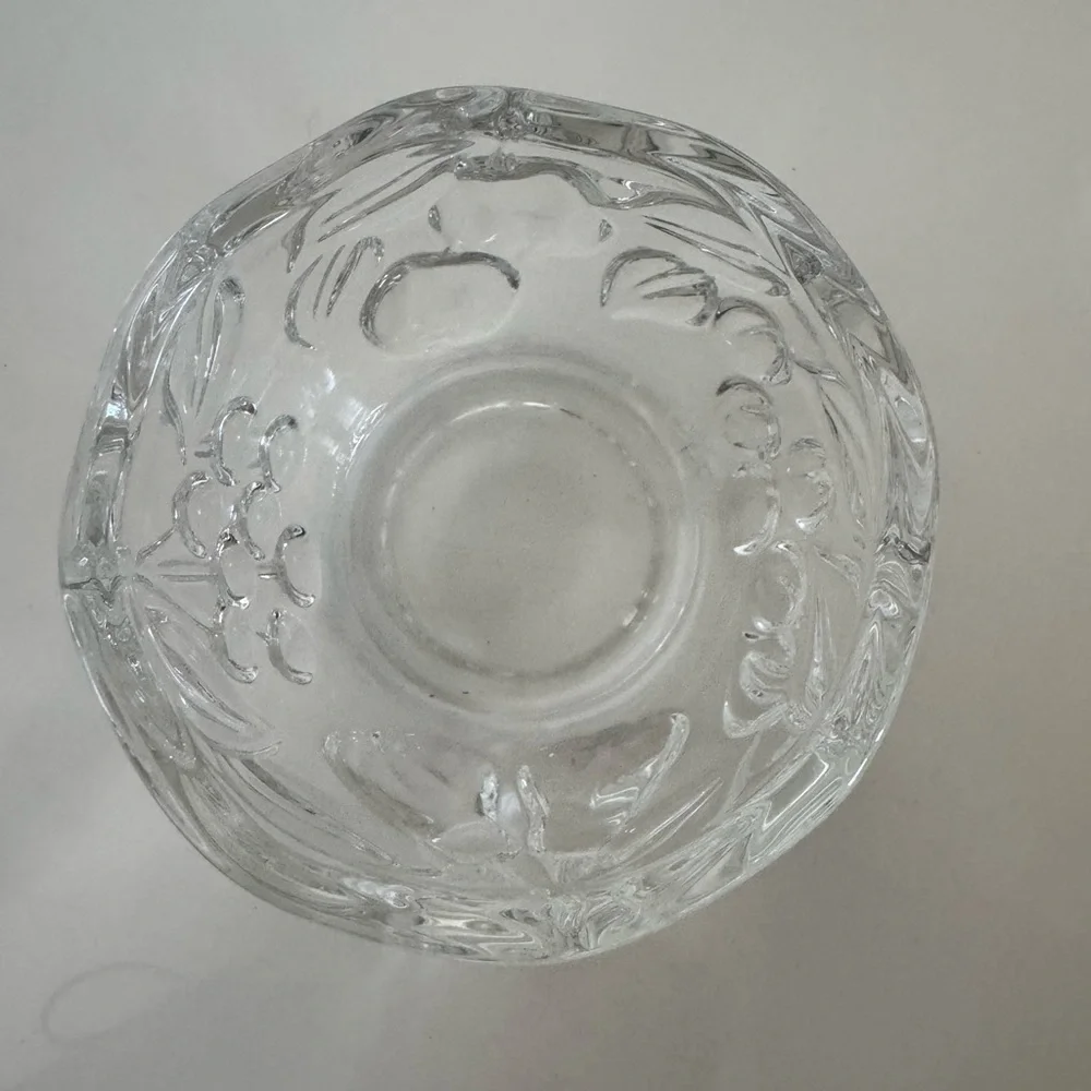 Waltherglas Garden Harvest Tealight Votive Candle Holder Vintage Set/4 Cherries